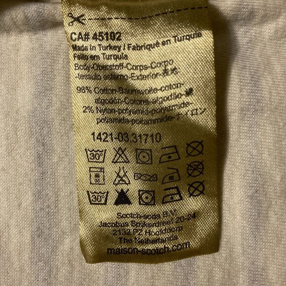 Women’s Maison Scotch & Soda NOMADE Strip Open-Front Cardigan Cream-White 1 - Picture 6 of 7